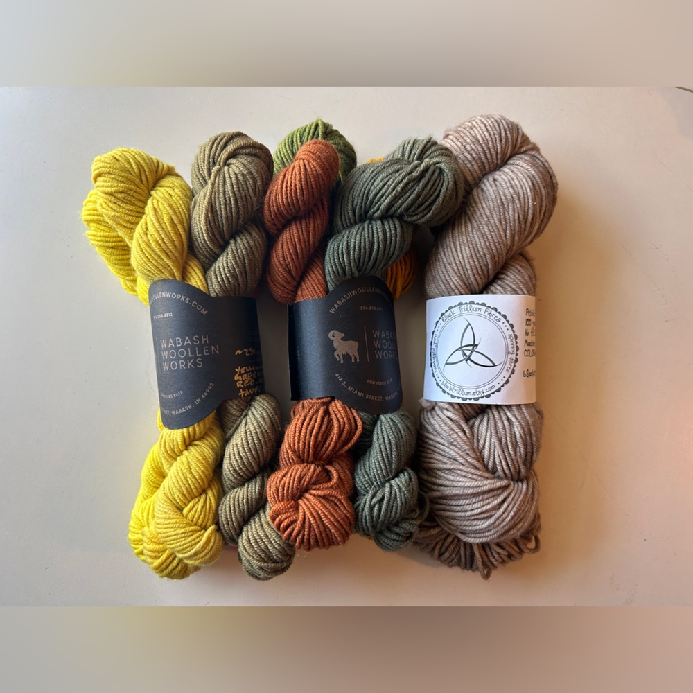 YARN DESTASH / Autumn Colors Bundle
